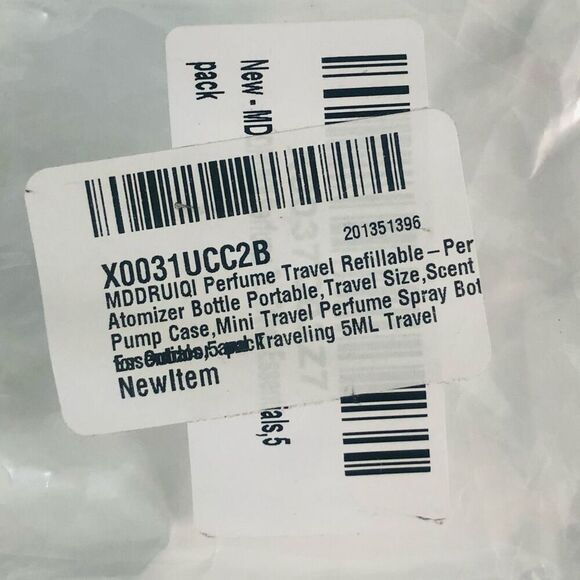 perfume travel refillable accessories atomizer bottle portable 5 ml 5 pack - Picture 4 of 5